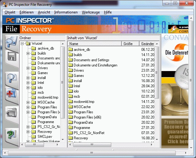 Pc inspector file recovery free download for windows 7